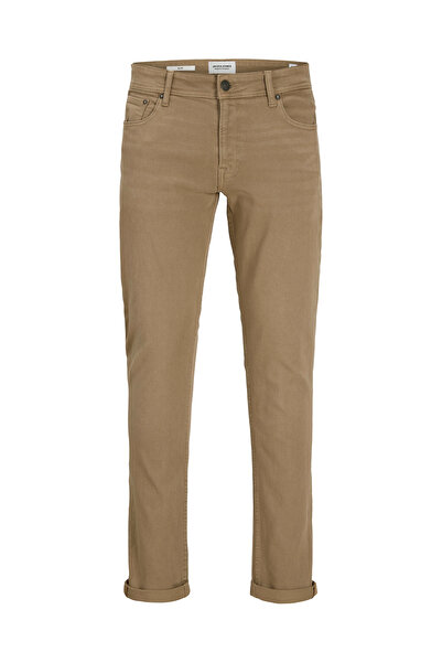 Jack & Jones Normal Bel Dar Kahve Erkek Denim Pantolon 12274994_JPSTGLENN ETH...