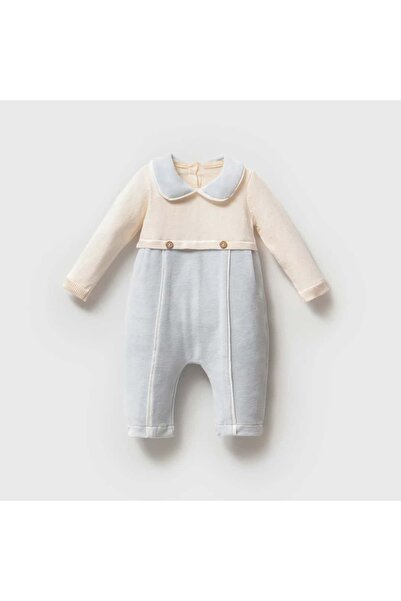 Genel Markalar Oscar Mavi Erkek Bebek Tulum | %100 Pamuk