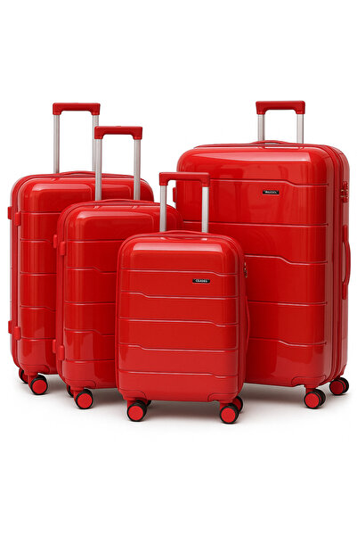 ZAAPPY Hard Case 4PCS Set (20/24/28/32 Inch) Luggage Lightweight, Unbreakable Suitcase, Secured Lock