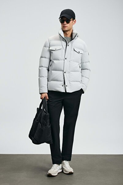 Lufian 112120258 Genıous Goose down Men's Coat Gray