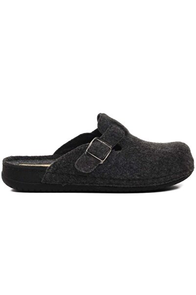 KOCAMANLAR Bento K-12113 Home Slippers Orthopedic Men's Slippers Black