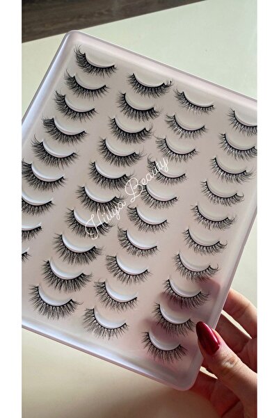 hulyabeauty 20Lİ CAT EYE TAKMA KİRPİK SETİ