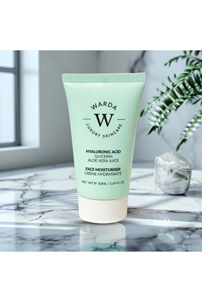 Warda Luxury Skincare مرطب حمض الهيالورونيك لتعزيز ترطيب البشرة 50 مل