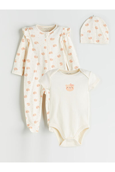 LC Waikiki Printed Newborn Set for Girls