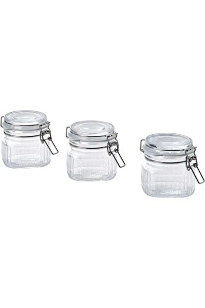 IKEA Premium Product Quality Manufacturing Durable 13 Cl 3 Pieces Glass Jar w...