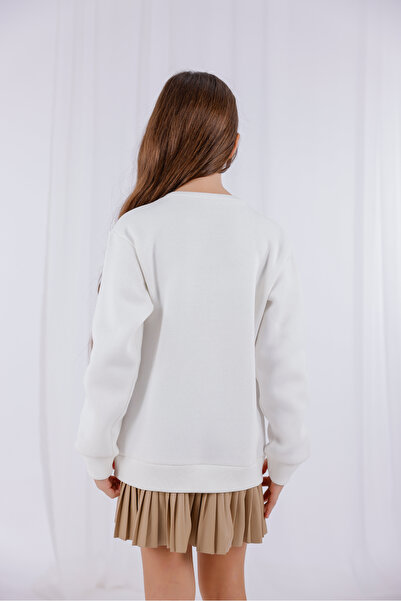 EYLÜL ELİF BUTİK Rochie sportivă pentru fete cu detalii din piele