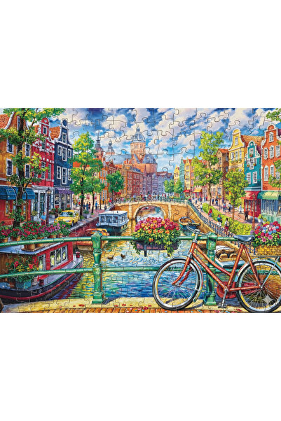 begovart لغز خشبي (MDF) مكون من 1000 قطعة من المناظر الطبيعية الملونة في أمست...