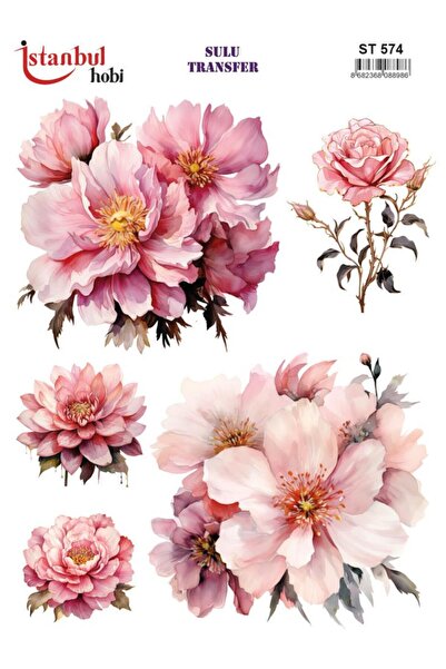 İstanbul Hobi ورق نقل مائي 25×35 سم ST-574