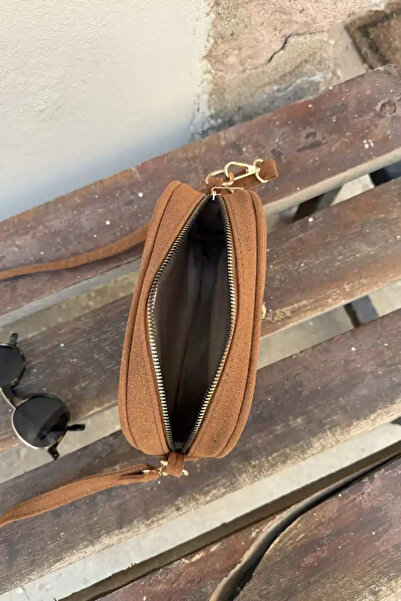 LEONAS Double Compartment Suede Crossbody Bag Pippa St0028