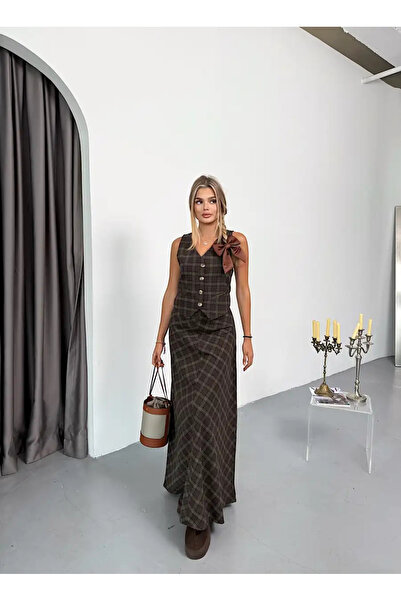 By ÖTE Ekose etek yelek takım