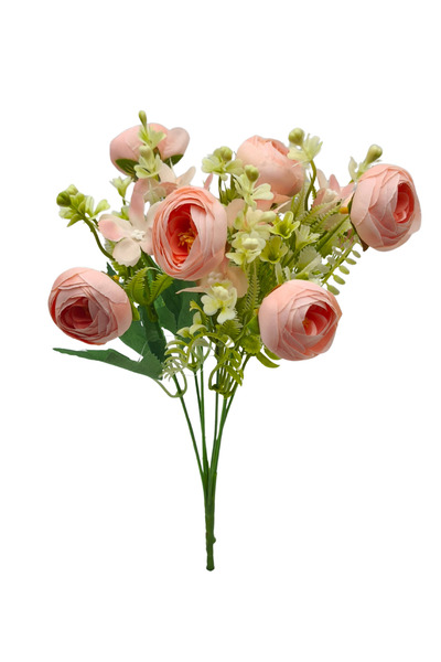 Çınar çiçekçilik Aranjament decorativ cu bujor artificial, 6 culori, ornament...