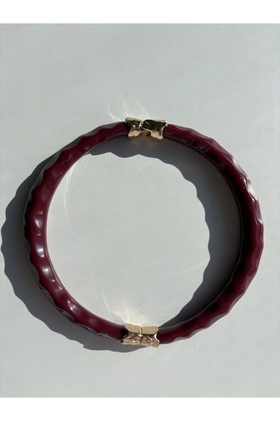 BERFACCESSORIES Bordo Kemik Kolye