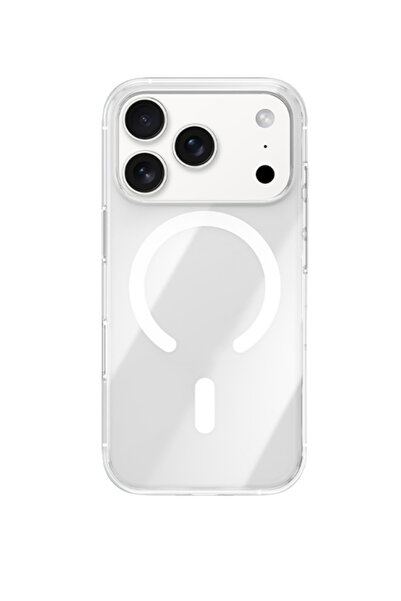 WATCHOFROYAL PureCase iPhone 17 Pro Manyetik Şeffaf Kılıf