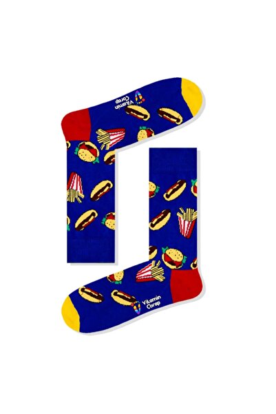 Limmon Store جوارب هوت دوج الملونة