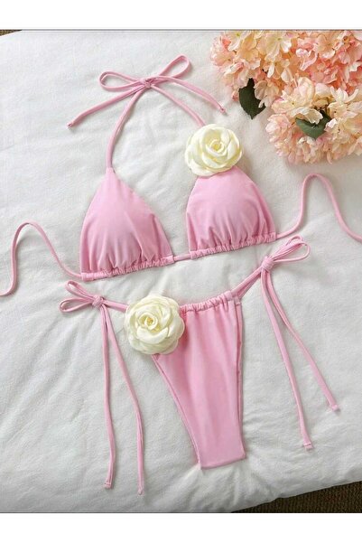 nuriçgiyim Alba rosa bikini takım