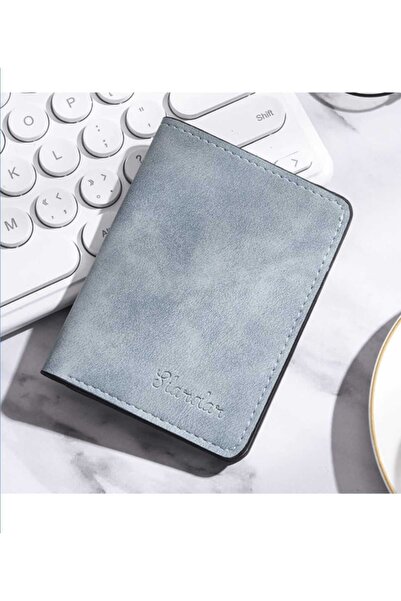 Generic Ultra Slim Soft Short Men's Wallet One Piece Multi-functional Bank Card Holder for Youth
