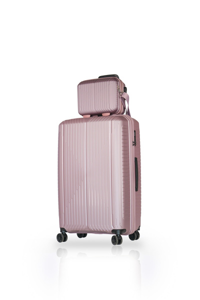 GROUND Sirius Büyük Boy Valiz + Makyaj Çantası Royal - 10728