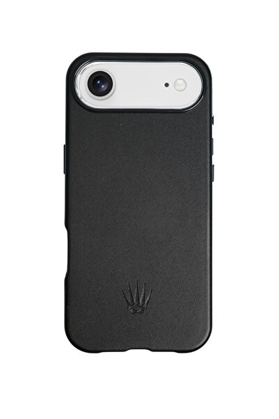 WATCHOFROYAL Bexocase Iphone 17 Air Siyah Magsafe Özellikli Deri Kılıf