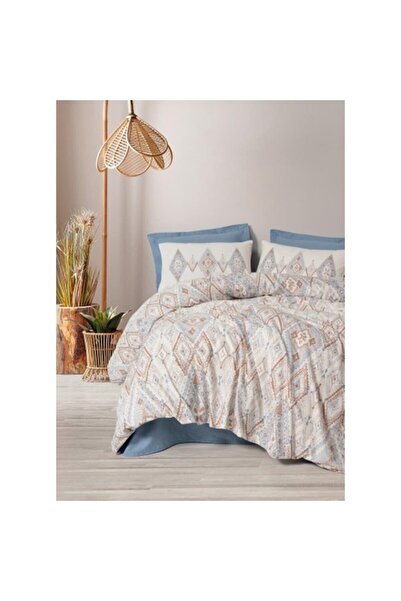 Cotton Box Bohemian Series Double Duvet Cover Set Zanora Indigo