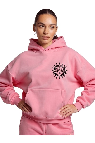 ArtYus Unisex Güneş Yanda Colorat Special cu imprimeu Bumbac supradimensionat...