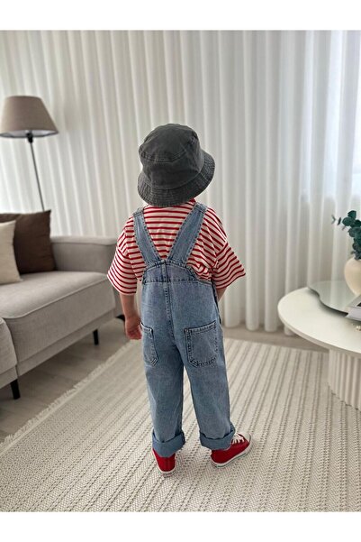 LC Waikiki Erkek Çocuk Denim Salopet Tulum