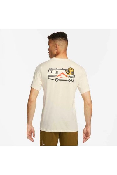 Nike Dri-Fit Tee Trail Krem Erkek T-shirt
