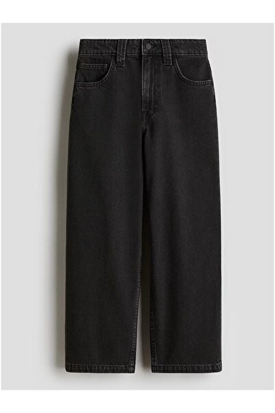 LC Waikiki Erkek Çocuk Siyah Renk Baggy Fit Jean Pantolon