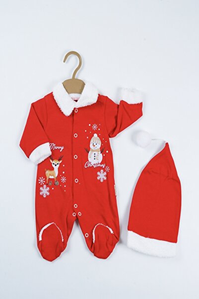 PODİUM GİYİM Yeni Yıl Özel Tasarım Merry Christmas /Noel Mucizesi Şapkalı -Be...