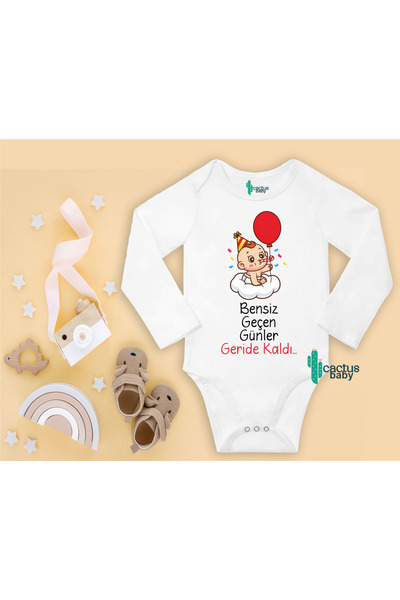 CACTUS COLLECTION New Year Gift Special Day Written on It Baby Bodysuit 100% ...