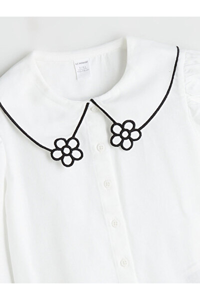 LC Waikiki Bebe Yaka Kız Çocuk Gömlek