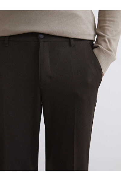 LC Waikiki SOUTHBLUE Kahverengi Yandan Cepli Beli Lastikli Erkek Pantolon