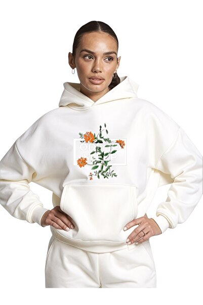 ArtYus Φούτερ Unisex Sleep Floral Πολύχρωμο Ειδικό με τύπωμα Βαμβακερό oversi...