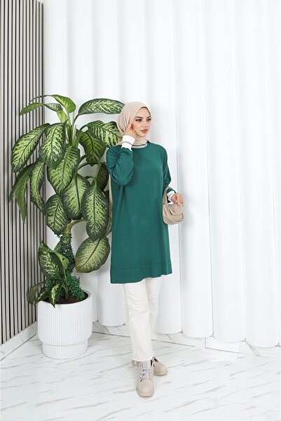 NİSUM MODA Sim Detailed Mercerized Tunic