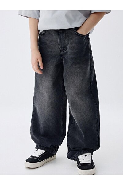 LC Waikiki Erkek Çocuk Baggy Fit Jean Pantolon 6-15 Yaş Rahat ve Trend