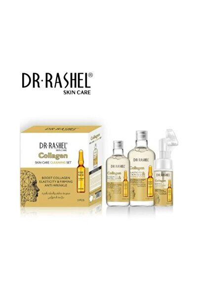 DR.RASHEL مجموعة تنظيف البشرة لتعزيز مرونة الكولاجين وشدها