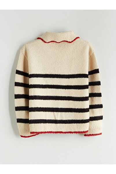 LC Waikiki Polo Neck Girl's Knitwear Sweater