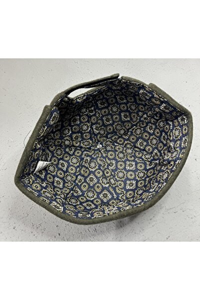 ZERAMİNE Wool Textured Unisex Fisherman Hat – Vintage Docker Model - Lined - Velcro Fastener