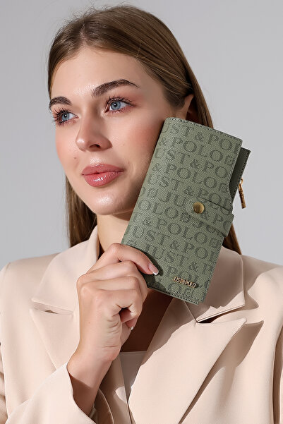 Just Polo Women's Wallet with Horizontal Model Cover and Zipper Suitable for Daily Use