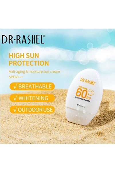 DR.RASHEL Anti-aging and moisturizing sunscreen cream with SPF 60++ 60g