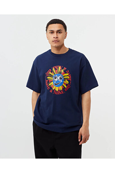Nike Lab 'Have A Day' T-Shirt Oversize Lacivert Erkek T-shirt
