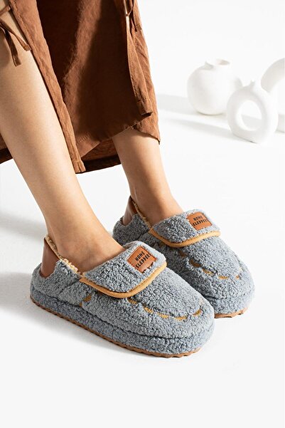 Sanart Shop Women's Plush Anti-Slip Sole Warm Soft Home Shoes