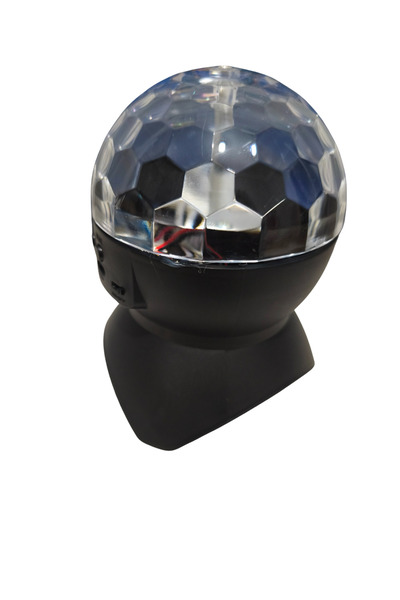 Dermanlı Home Led ışıklı disco topu şarjlı bluetooth hoparlör tavan ışık yans...