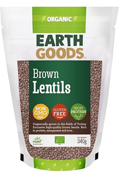 Earth Goods Organic Organic Brown Lentils 340gX6