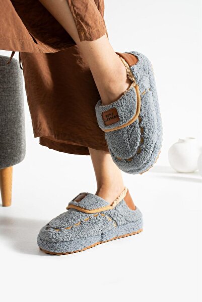 Sanart Shop Women's Plush Anti-Slip Sole Warm Soft Home Shoes