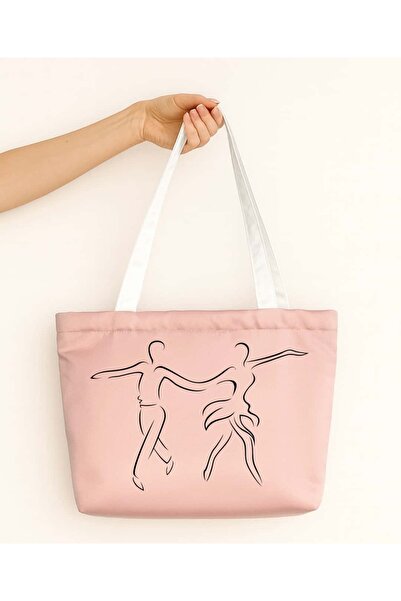 Ada Kostüm Tasarım حقيبة من الساتان غير اللامع مطبوعة من ريتمو دانسر