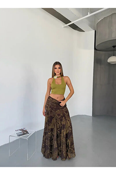 By ÖTE Premium Şal desen etek