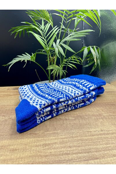 magıcgrange Wool Knitted Ethnic Patterned Unisex Socks |   Warm, Comfortable and Original Winter Style |