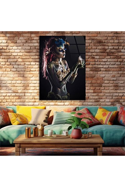 seninürünün Tablou din sticlă cu tematică artistică cu imprimare pe sticlă re...