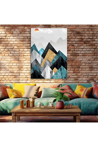 seninürünün Sticlă unică tematică cu imprimare artistică Real Cama TABLO255 S588