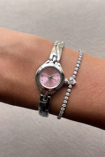 Love The Wind Minimal Round Case Thin Band Elegant Women's Wristwatch